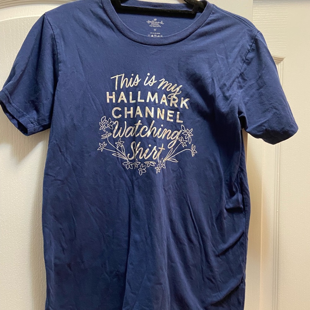Hallmark Channel Watching Shirt - Navy